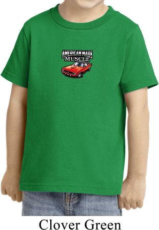 Dodge American Made Muscle Small Print Toddler Shirt