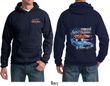 Dodge American Muscle Blue and Red (Front & Back) Hoodie