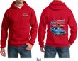 Dodge American Muscle Blue and Red (Front & Back) Hoodie