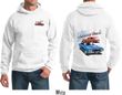 Dodge American Muscle Blue and Red (Front & Back) Hoodie