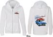 Dodge American Muscle Blue and Red (Front & Back) Ladies Full Zip