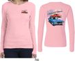 Dodge American Muscle Blue and Red (Front & Back) Ladies Long Sleeve
