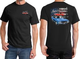 Dodge American Muscle Blue and Red Front & Back Shirts