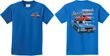 Dodge American Muscle Blue and Red (Front & Back) Youth T-shirt