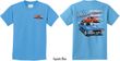 Dodge American Muscle Blue and Red (Front & Back) Youth T-shirt