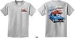 Dodge American Muscle Blue and Red (Front & Back) Youth T-shirt