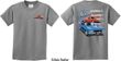 Dodge American Muscle Blue and Red (Front & Back) Youth T-shirt