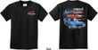 Dodge American Muscle Blue and Red (Front & Back) Youth T-shirt
