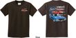Dodge American Muscle Blue and Red (Front & Back) Youth T-shirt