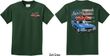 Dodge American Muscle Blue and Red (Front & Back) Youth T-shirt