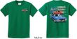 Dodge American Muscle Blue and Red (Front & Back) Youth T-shirt