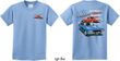 Dodge American Muscle Blue and Red (Front & Back) Youth T-shirt