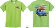 Dodge American Muscle Blue and Red (Front & Back) Youth T-shirt