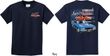 Dodge American Muscle Blue and Red (Front & Back) Youth T-shirt