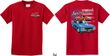 Dodge American Muscle Blue and Red (Front & Back) Youth T-shirt