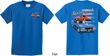Dodge American Muscle Blue and Red (Front & Back) Youth T-shirt