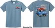 Dodge American Muscle Blue and Red (Front & Back) Youth T-shirt
