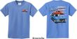 Dodge American Muscle Blue and Red (Front & Back) Youth T-shirt