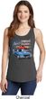 Dodge American Muscle Blue and Red Ladies Tank Top