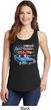 Dodge American Muscle Blue and Red Ladies Tank Top
