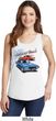Dodge American Muscle Blue and Red Ladies Tank Top