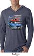 Dodge American Muscle Blue and Red Lightweight Hoodie Shirt