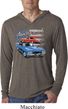 Dodge American Muscle Blue and Red Lightweight Hoodie Shirt