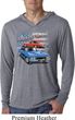 Dodge American Muscle Blue and Red Lightweight Hoodie Shirt