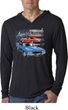Dodge American Muscle Blue and Red Lightweight Hoodie Shirt