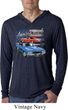 Dodge American Muscle Blue and Red Lightweight Hoodie Shirt