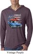Dodge American Muscle Blue and Red Lightweight Hoodie Shirt