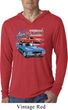 Dodge American Muscle Blue and Red Lightweight Hoodie Shirt