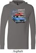 Dodge American Muscle Blue and Red Lightweight Hoodie Tee