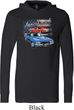 Dodge American Muscle Blue and Red Lightweight Hoodie Tee