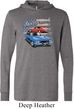 Dodge American Muscle Blue and Red Lightweight Hoodie Tee