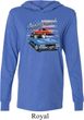 Dodge American Muscle Blue and Red Lightweight Hoodie Tee