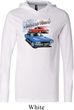 Dodge American Muscle Blue and Red Lightweight Hoodie Tee
