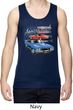 Dodge American Muscle Blue and Red Mens Moisture Wicking Tanktop