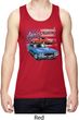 Dodge American Muscle Blue and Red Mens Moisture Wicking Tanktop
