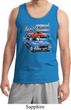 Dodge American Muscle Blue and Red Mens Tank Top