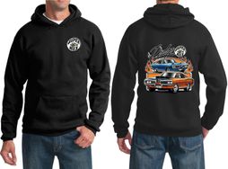 Dodge Blue and Orange Super Bee (Front & Back) Hoodie Dodge Blue and Orange Super Bee (Front & Back) Hoodie