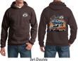 Dodge Blue and Orange Super Bee (Front & Back) Hoodie