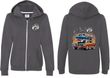 Dodge Blue and Orange Super Bee (Front & Back) Ladies Full Zip