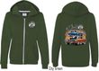 Dodge Blue and Orange Super Bee (Front & Back) Ladies Full Zip
