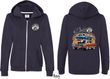 Dodge Blue and Orange Super Bee (Front & Back) Ladies Full Zip