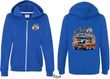 Dodge Blue and Orange Super Bee (Front & Back) Ladies Full Zip