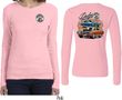Dodge Blue and Orange Super Bee (Front & Back) Ladies Long Sleeve