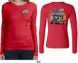 Dodge Blue and Orange Super Bee (Front & Back) Ladies Long Sleeve