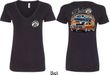 Dodge Blue and Orange Super Bee (Front & Back) Ladies V-neck