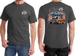 Dodge Blue and Orange Super Bee (Front & Back) T-shirt Dodge Blue and Orange Super Bee (Front & Back) T-shirt